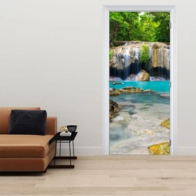 Fotótapéta ajtóra - Vízesések (95x205cm)