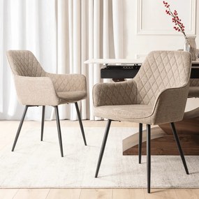 Elegáns Karosszék Bézs Színben.BRESSO 2