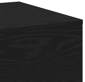 Kávézóasztal Fekete Tölgy 100x30x36,5 cm Mérnöki Fa