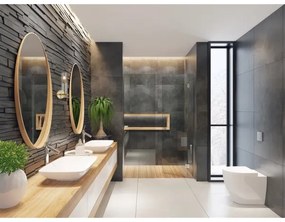 Searchlight 27981SB - Fali lámpa SCOPE 1xG9/7W/230V IP44 réz