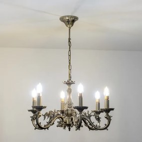 Brilagi - Csillár láncon CLASSIC 6xE14/60W/230V réz