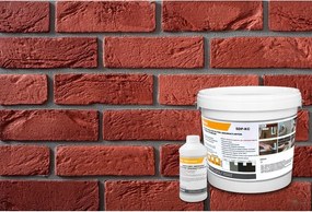 Rugalmas tégla Retro piros sötét szett 1 m2-re