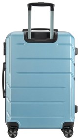 BONTOUR “SPINNER” közepes Duplakerekes Gurulós bőrönd, jégkék