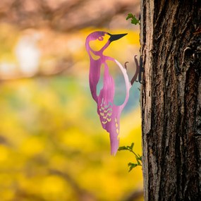 Bird fém kerti dísztárgy, 30×18 cm