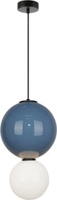 Italux modern függeszték pieve matt fehér kék opál itxpnd-95221-1l-blu