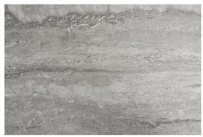 Vita Konzolasztal, 1 polc, travertin hatású, fekete váz 110x26x80 cm