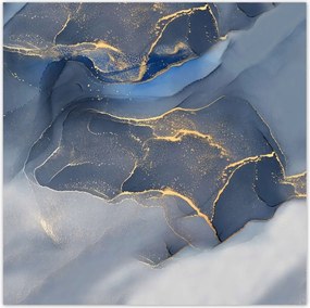 Poszterek 70x70 Kék márvány