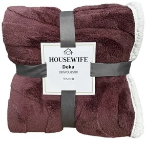 Luxus mikroplüss sherpa pléd NESTIVE rózsaszín Méret: 200 x 230 cm