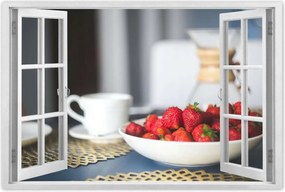 Poszterek 120x80 Kávé eperrel