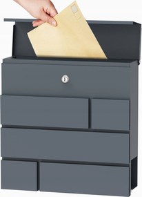 Modern Postaláda Posta Újság Levél Nagy Ral 7016