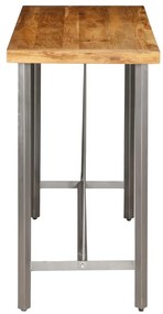 Tömör újrahasznosított tíkfa bárasztal 120x58x106 cm