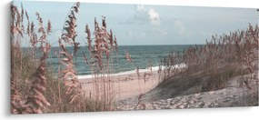 Kép - Rózsaszín strand (120x50 cm)