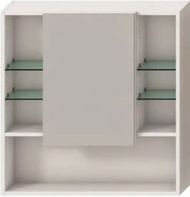 Tükrösszekrény Jika Lyra plus 80x77,5 cm lamino fehér 5325.1.038.304.1