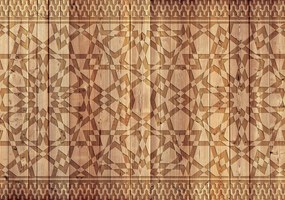 Fotótapéta - Dísz, fából készült táblák (152,5x104 cm)