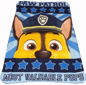 Kék Paw Patrol Mancs Őrjárat Gyerek Pléd 100 x 150 cm