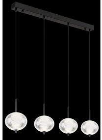 Globo 16042-4H - LED Csillár zsinóron AIDA 4xLED/5,75W/230V 3000K/4500K/6500K