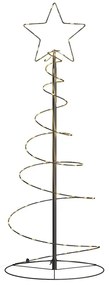 meleg fehér LED karácsonyfa 80 LED 120 cm