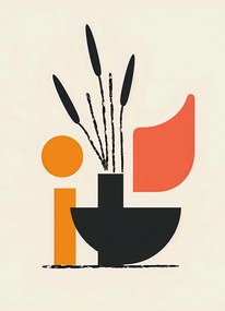 Poszter 20,5x28,4cm Széles Fekete