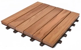 Kőrisfa padlóburkolat szett 6 db-os Thermowood - Rojaplast