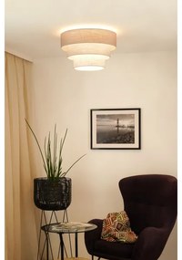 Brilagi - Mennyezeti lámpa ALASKA LUNETA 1xE27/15W/230V átm. 45 cm szürke/krémes