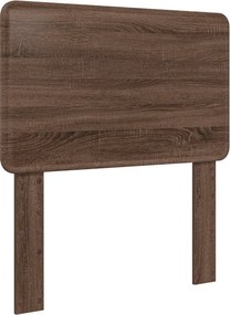 vidaXL Fejtámla Barna Tölgy 90 cm Faanyag