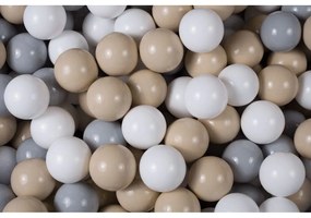 Szürke kordbársony labdamedence ø 90x30 cm Montessori – Meowbaby