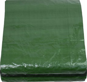 Ponyva 3X5 M Matrac Zöld Erősített Vastag 120G Erős Vízálló Takaró