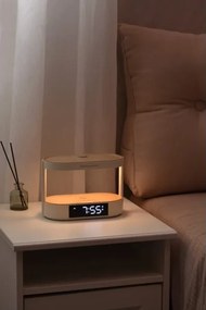 Immax 09111L - LED dimmelhető asztali lámpa ébresztővel és töltővel TRIPLE DOCK LED/1,5W/5V