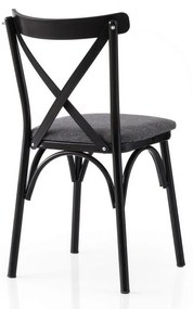 Ekol Anthracite and Black étkezőszékek, 2 db