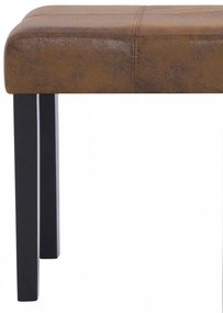 barna művelúr pad 106 cm