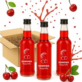 20x Monopol 500ml-es palack Cseresznye Mintás Tinktúra Rácsos