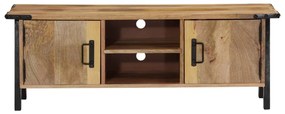 tömör mangófa TV-szekrény 110x35x40 cm