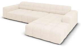 Krémszínű sarokkanapé (jobb oldali) Chicago – Cosmopolitan Design
