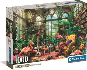 Üvegház Library 1000 db-os Compact puzzle Clementoni