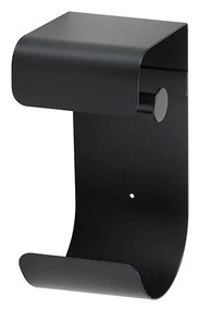 Papírtartó 12,5 x 26 cm rozsdamentes acél/fekete