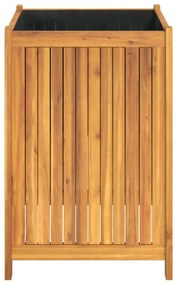 tömör akácfa kerti virágtartó béléssel 50 x 50 x 75 cm