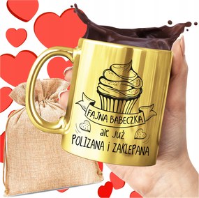 Bögre Arany Vagány Muffin Ajándék Valentin Napra Lánynak Bögre