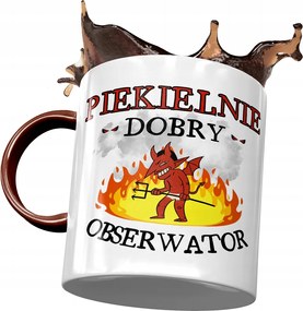 Bordó Bögre Megfigyelőnek Pokolian Jó Nyomtatott Fotóval