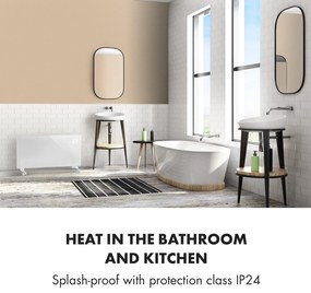 Bornholm Smart, konvektor, 2000 W, WiFi, LED kijelző, időzítő, IP24, fehér