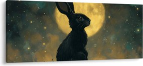 Kép - Nyúl és hold (120x50 cm)