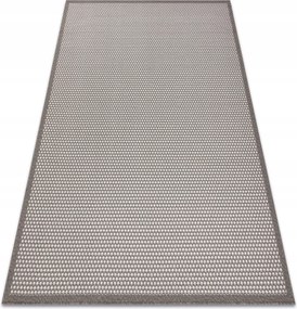 Juta Lapos Szövésű Szőnyeg 160x220 cm Keret bézs #D429