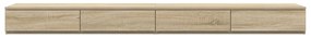 Ágytartók Sonoma tölgy 180x36,5x16,5 cm F MDF