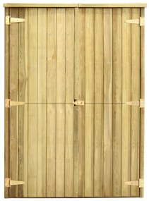 kerti impregnált fenyőfa szerszámoskamra 123 x 50 x 171 cm