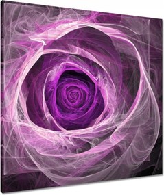 Våszonkép 80x80 Fraktål rózsa