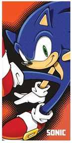 Sonic a sündisznó Fearless fürdőlepedő, strand törölköző 70x140cm