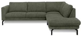Sötétzöld sarokkanapé (jobb oldali) Gomero – Scandic