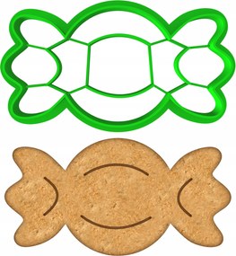 Sütemény lyukasztó forma Halloween Candy 2 8cm