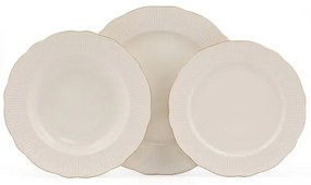 18 darabos étkészlet fehér/arany/porcelán