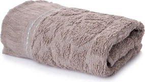 Textured 6 részes pamut kéztörlő szett 30 × 50 cm, mink
