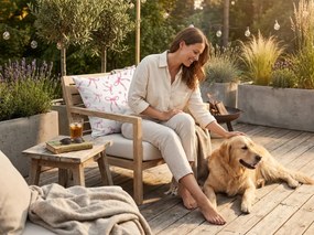 Párnahuzat PINKABELLE 45x45 cm, fehér